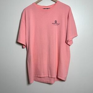Simply Southern Womens Cotton T-Shirt XL Pink Coral Cotton Summer Roots Casual